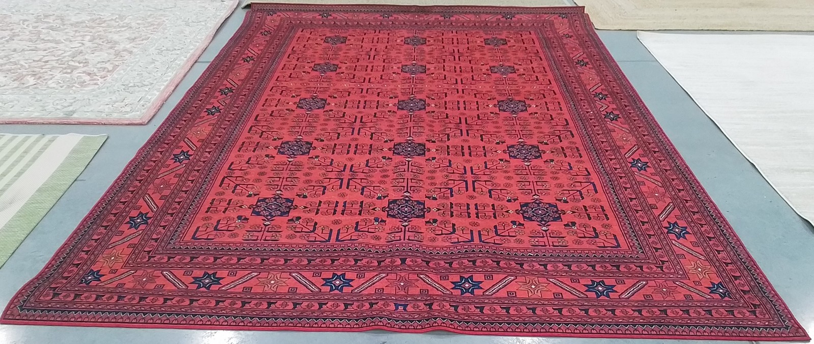 RED / BLACK 9'-0" x 12'-0" Back Stain Rug, Reduced Price 1172799240 ORL754Q-9 gallery