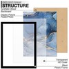 17x24 Picture Frame, Black Frame for 17 x 24 Inch Picture Poster Photo, Light... gallery