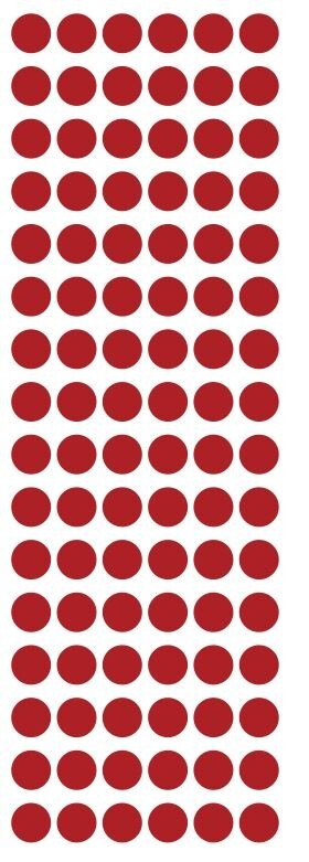 3/8" Red Dots Round Vinyl Color Code Inventory Label Dot Stickers 3/8 Inch gallery