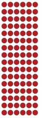 3/8″ Red Dots Round Vinyl Color Code Inventory Label Dot Stickers 3/8 Inch