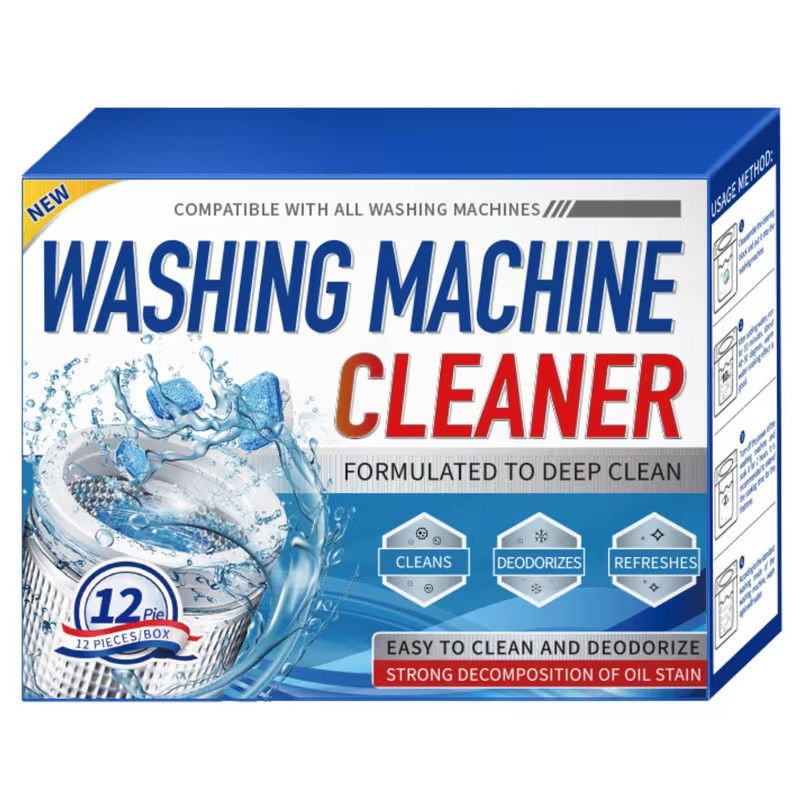 12/24 Pcs Washing Machine Cleaner Descaler Deep Solid Cleaning For HE Tablets gallery