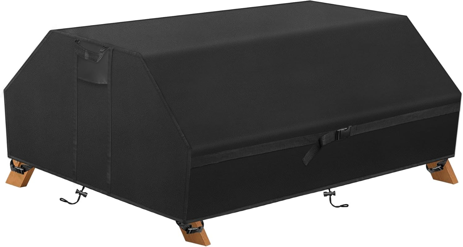 Kovshuiwe 96 Inch Picnic Table Cover Heavy Duty Waterproof, 600D Oxford Cloth gallery