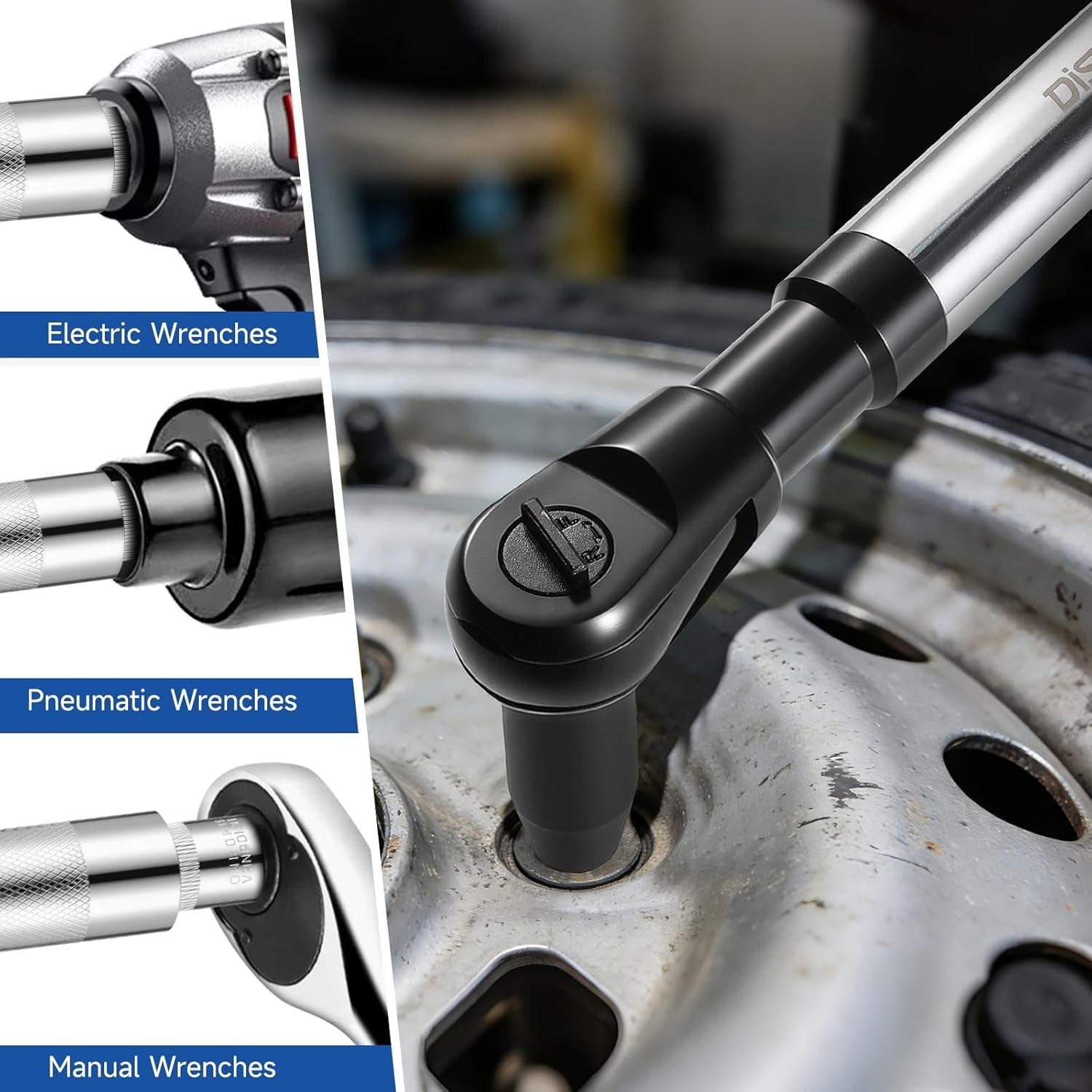 1/2" Offset Extension Wrench Impact, Socket Wrench Extender Tool for Electric gallery
