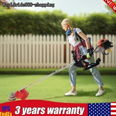 33cc 2-stroke Side-mounted Brush Cutter Weed Wacker Grass Trimmer 0.81kw