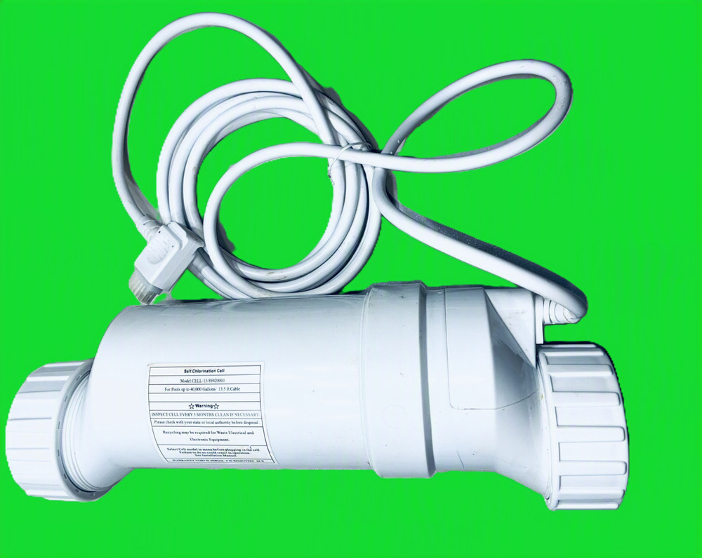 Salt Chlorination Cell Replacement CELL-15/89420001 40K Gallons 13.5ft Cable