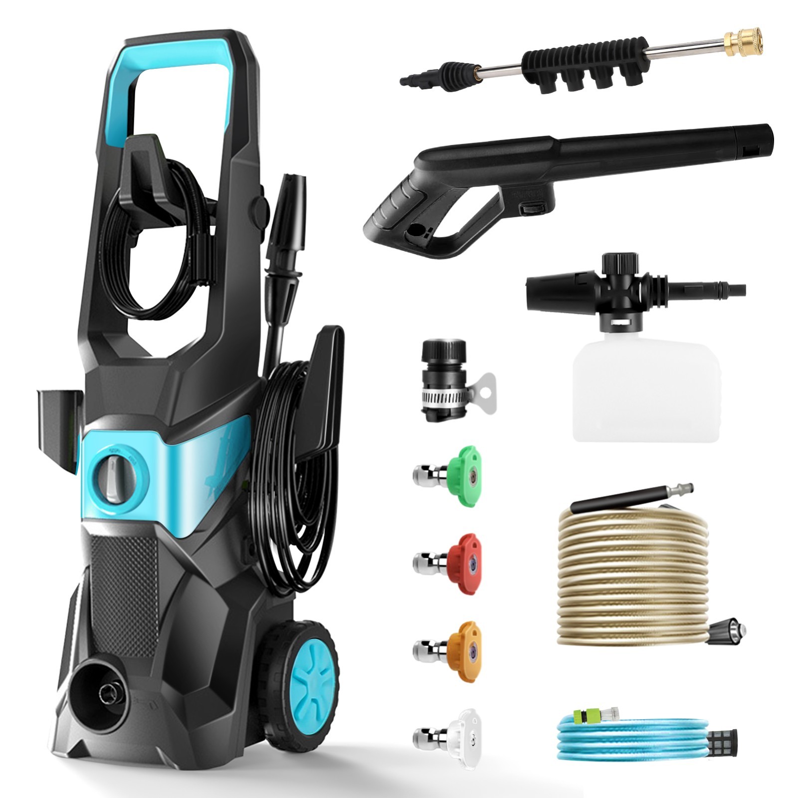 4000PSI 2.4 GPM Portable High-Pressure Washer Power Cleaner Car Washing Machine gallery