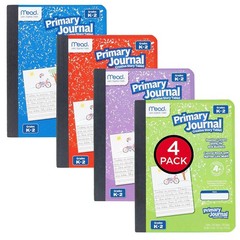 Primary Journal Notebook, 100 Sheets, Grades K-2
