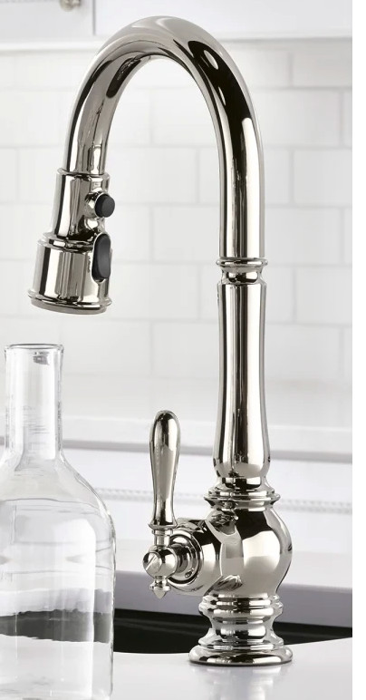Kohler K-99261-SN Artifacts Pull Down Spray Kitchen Faucet Polished Nickel New gallery