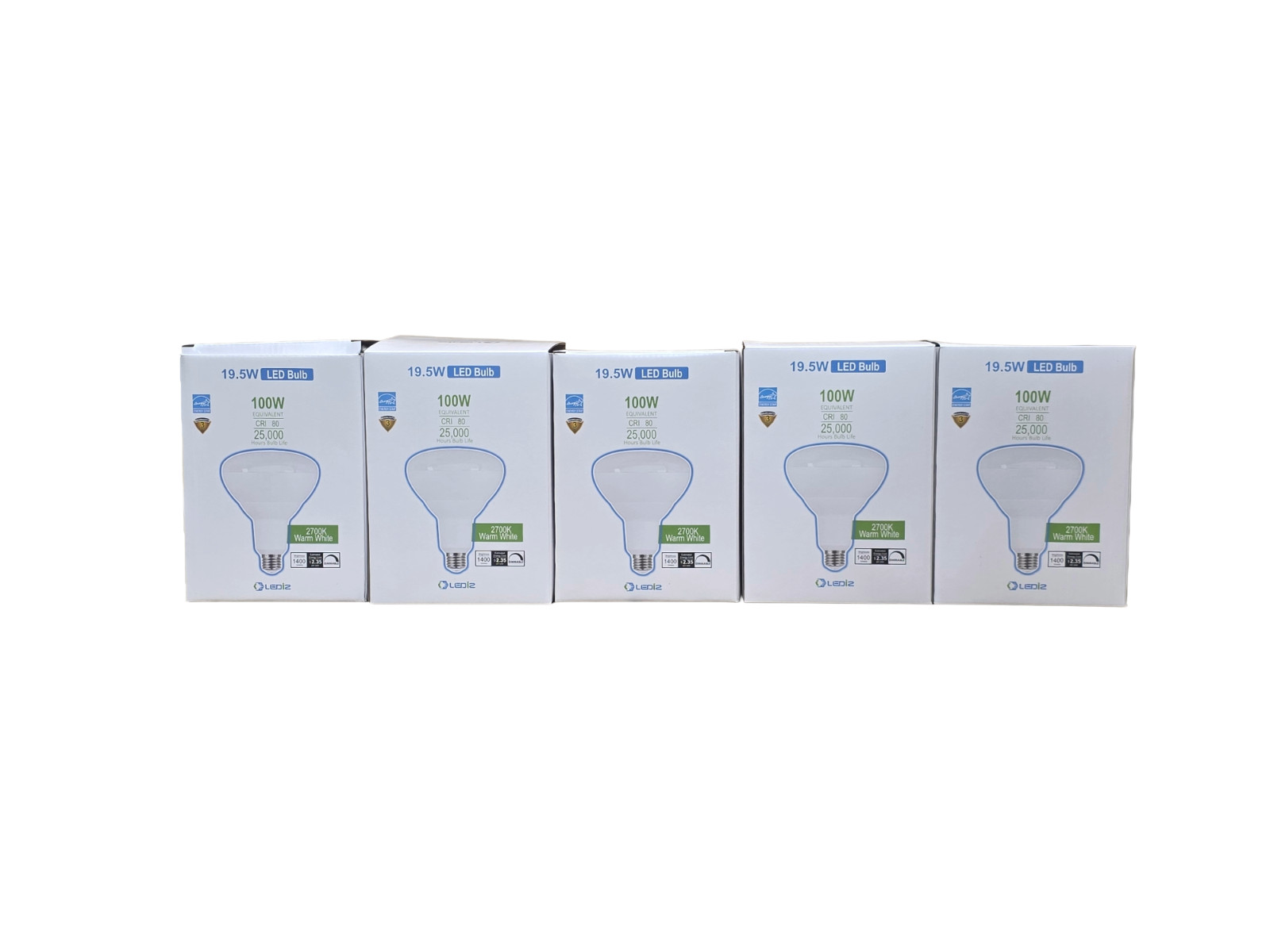 LEDi2 19.5W=100W BR40 LED Flood Light Bulbs| 2700K Warm White | 1400 Lumens gallery
