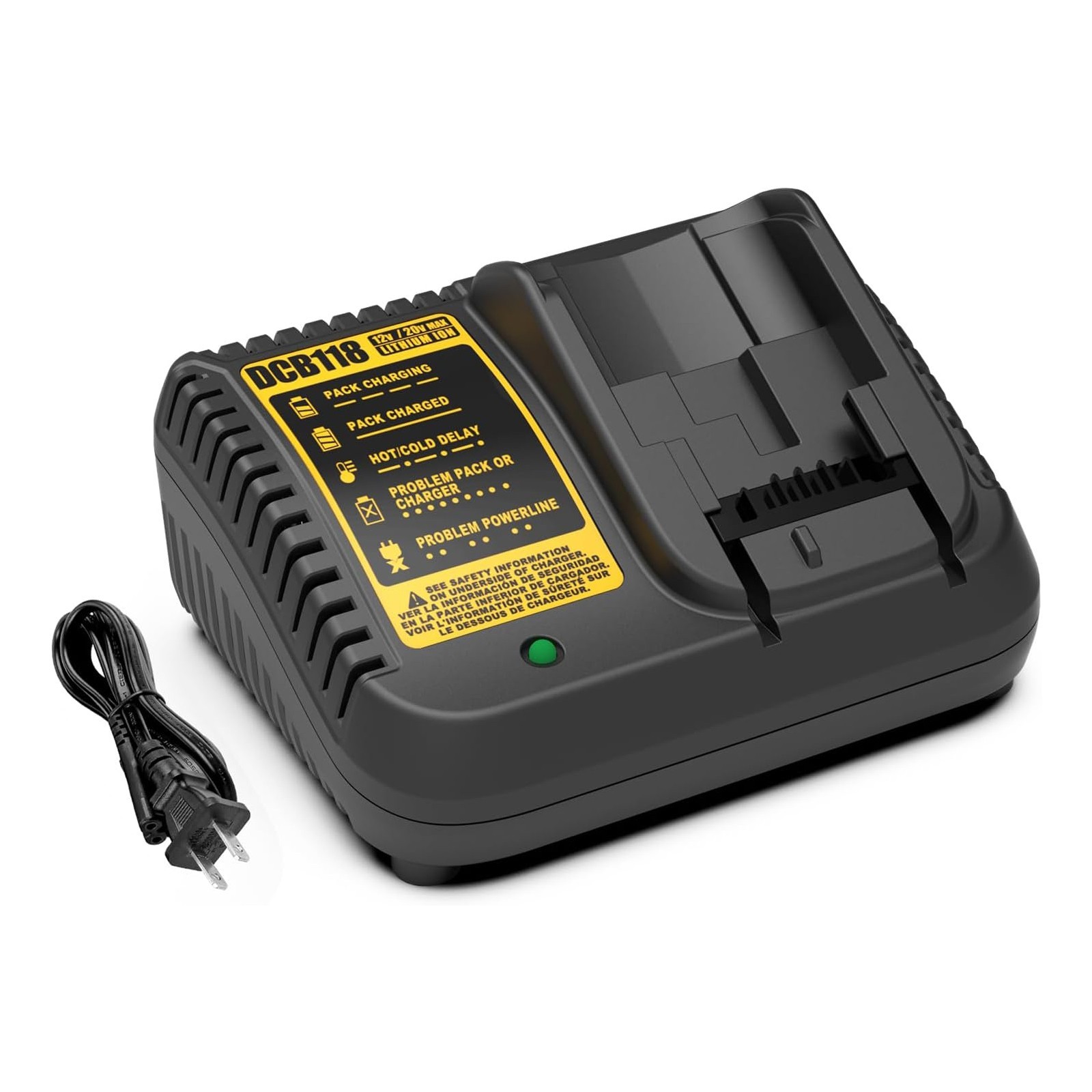 For DeWalt 3A Fast Charger 12V-20V MAX Lithium Battery DCB200 DCB201 DCB203 gallery
