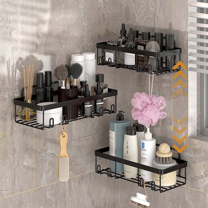 5 Pack Adhesive Shower Organizer Corner Shower Caddy for Bathroom & Kitchen New gallery