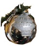 Ceramic Hanging Globe - Approximately 16" in Diameter (Silver or Red) gallery
