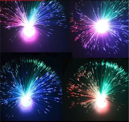 Multicolor Fiber Optic Lamp Light Holiday Wedding Centerpiece Fiberoptic LED gallery