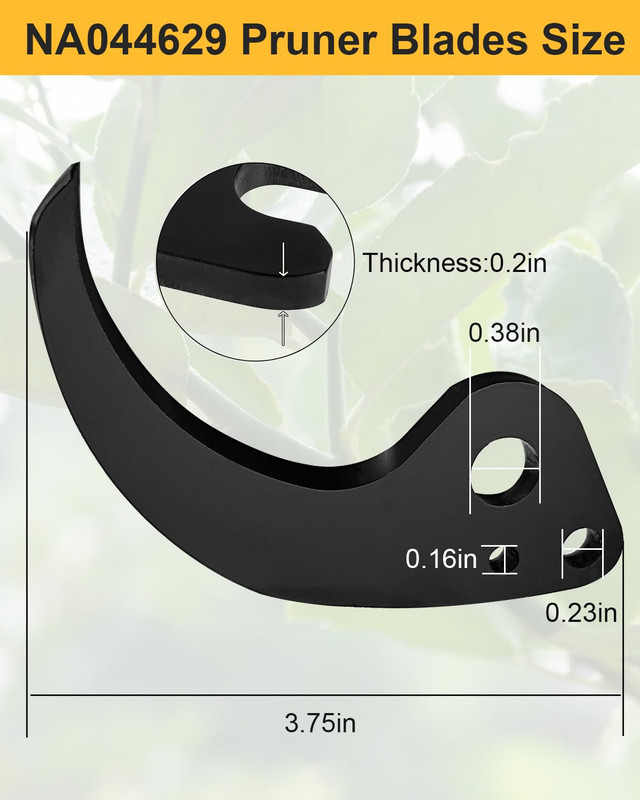 REPLACEMENT PRUNER BLADES Compatible with Dewalt 20V Max Cordless Pruner DCPR320 gallery