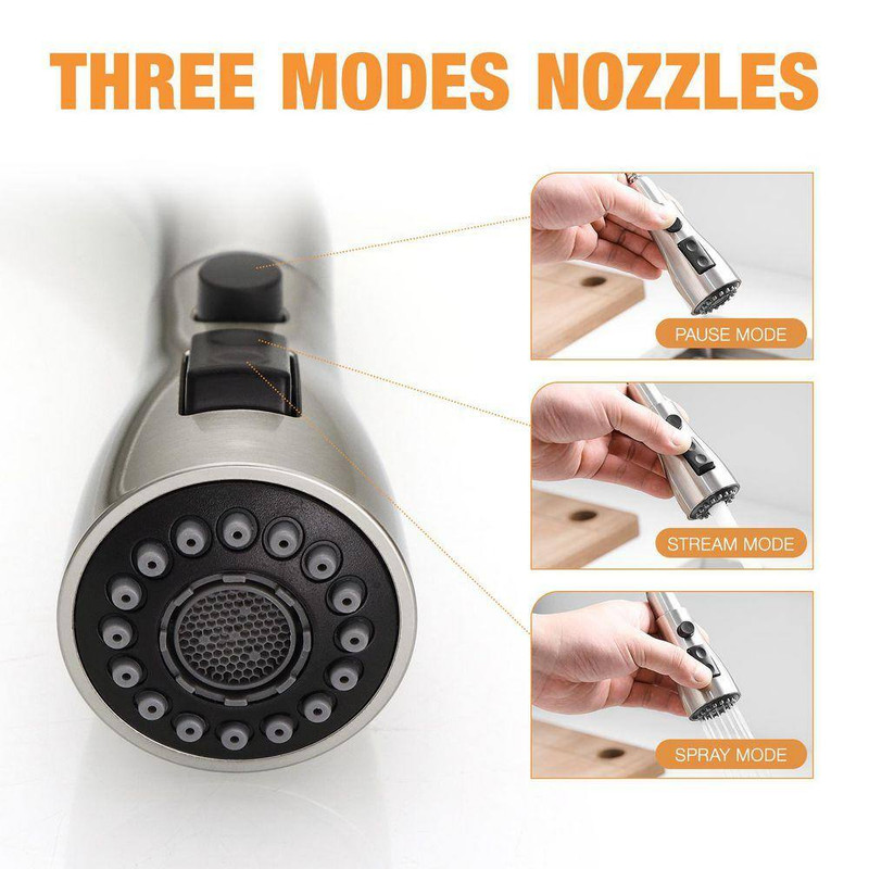 14. 5In. Touchless Sensor Single Handle 360° Spout Swivel Pull down Sprayer Kitc gallery