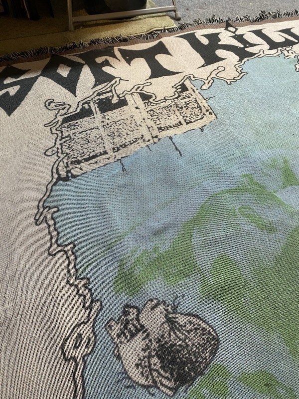 Soft Kill Throw Blanket White Gray Blue Black Rug Knitted Blanket Band Music gallery