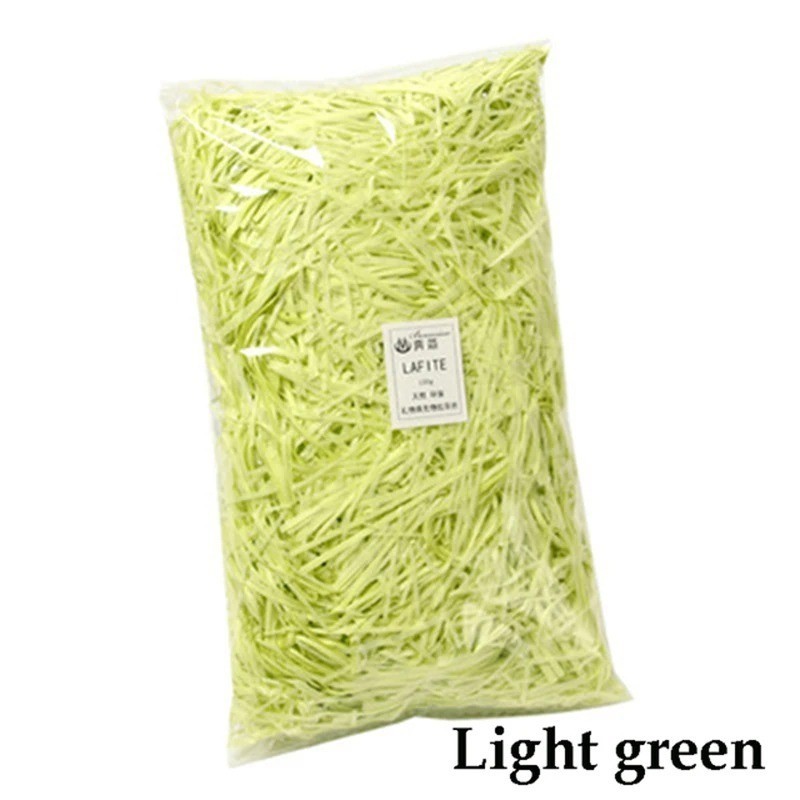 100g Colorful Crinkle Paper Shred Raffia Gift Box Filler Wedding Party Decor gallery