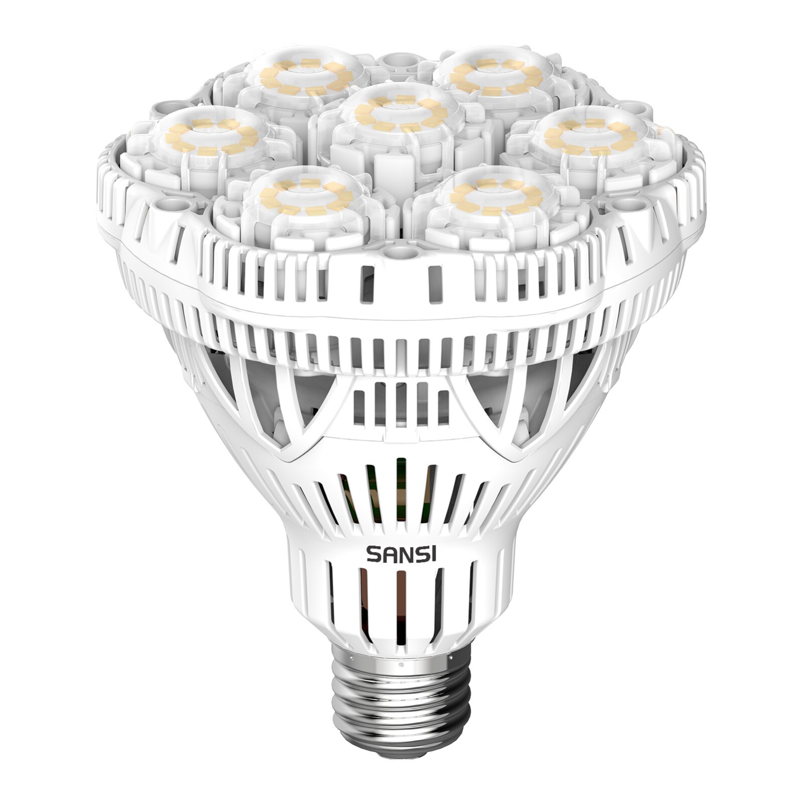 SANSI BR30 LED Spot Light Bulb 300W Floodlight 5000K Workshop E27 5500lm 40W gallery