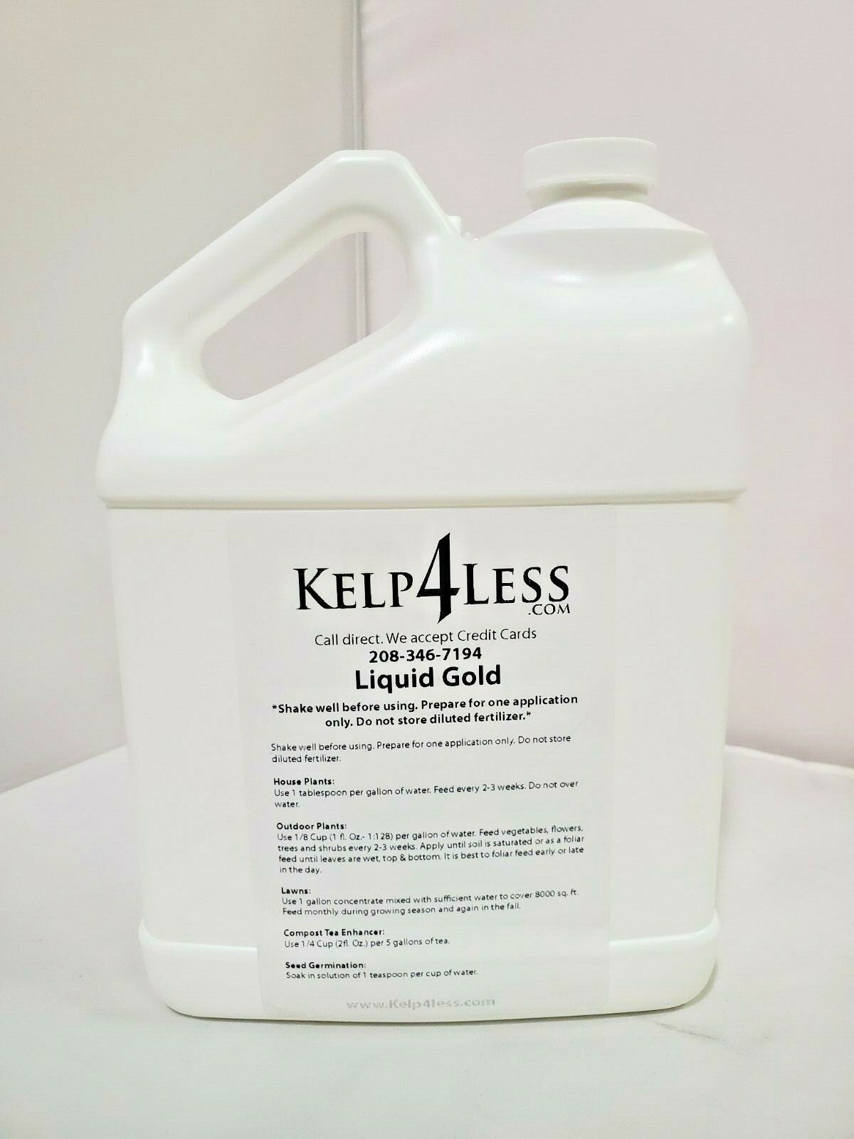 LG Liquid Gold Fertilizer 1 GALLON high in FULVIC & Aminos + NPK 3-2-1 Organic gallery