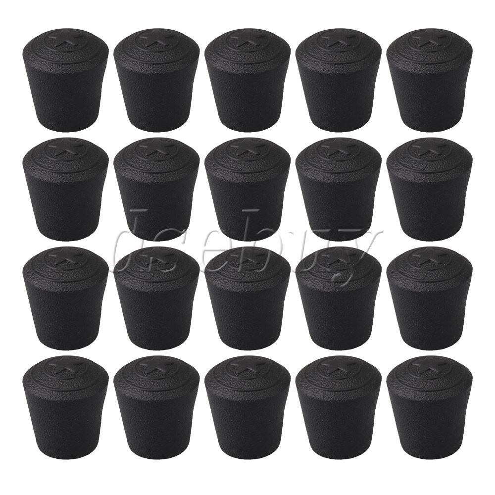 60 Pieces 10mm Synthetic Rubber Table Chair Leg Tips Caps Arc Bottom Shape gallery