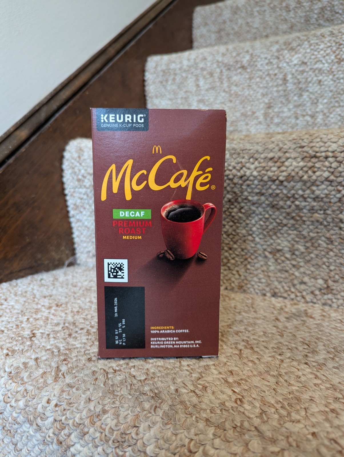 McCafe Premium Roast Decaf Coffee, Keurig K-Cup Pods, Decaffeinated, 24 Count gallery