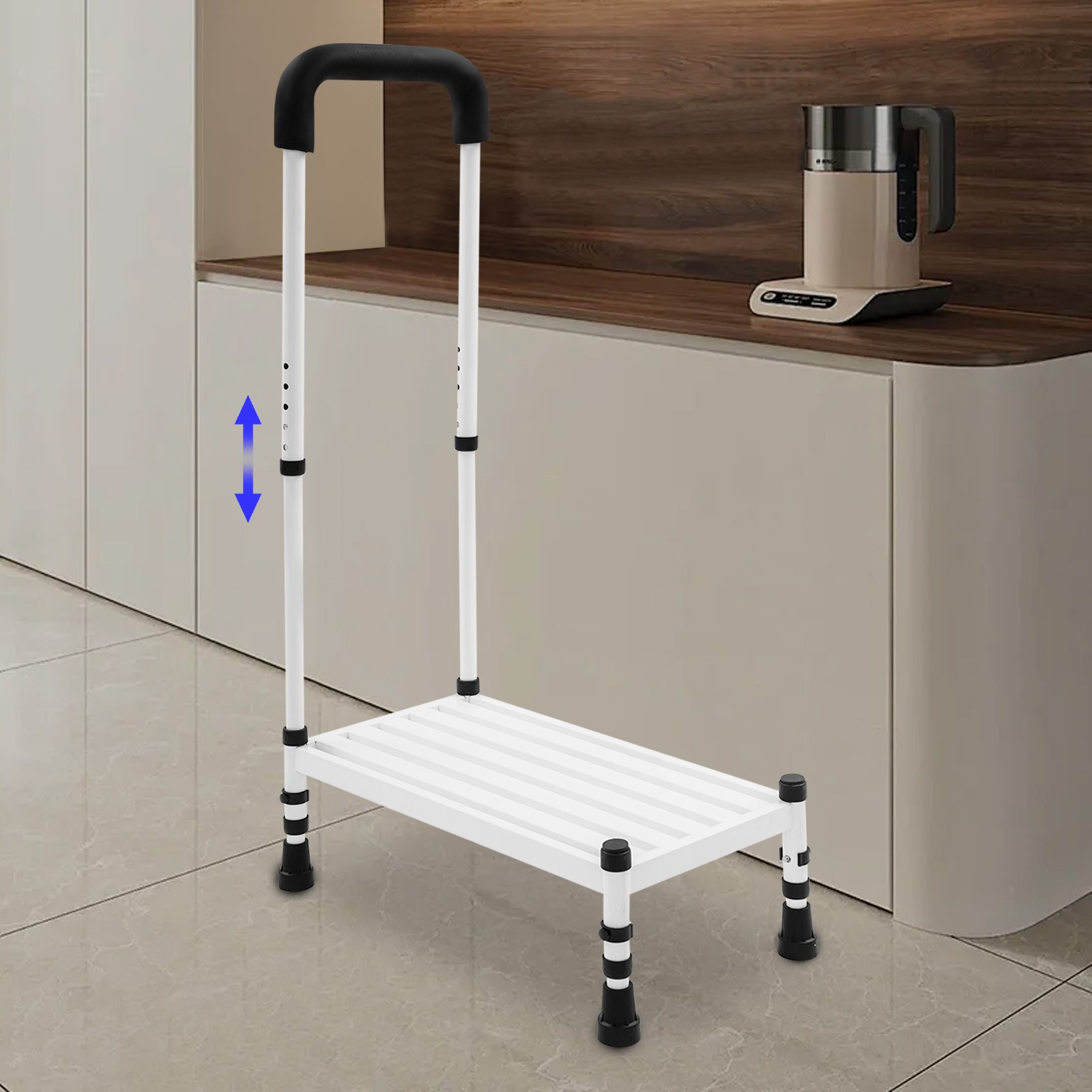 1 Step Stool with Handle Adult Ramp Tool Stepping Chair W/ Handrail for Children gallery