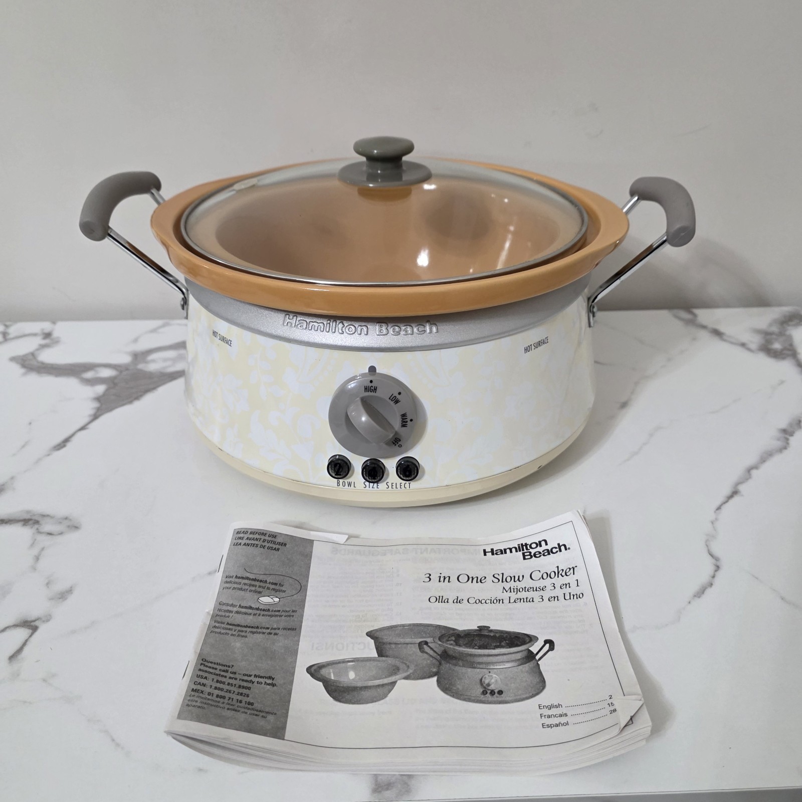 Hamilton Beach 3 In One Slow Cooker 2-Quart Stoneware Only gallery