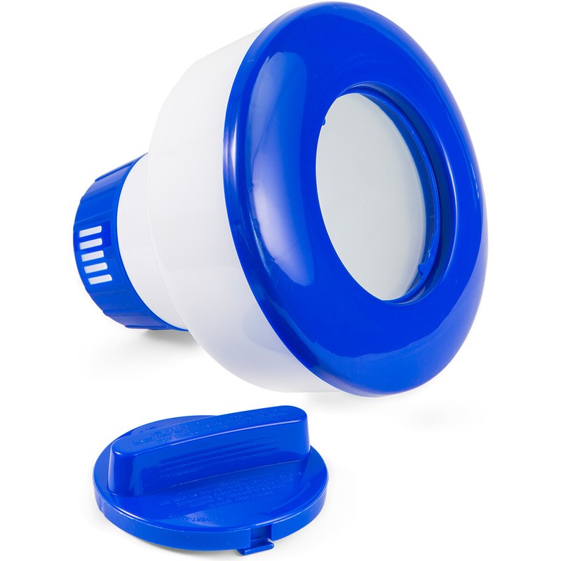 XtremepowerUS 3" Floating Tablet Chlorine Dispenser 3-lb Capacity 4-Pieces Set gallery