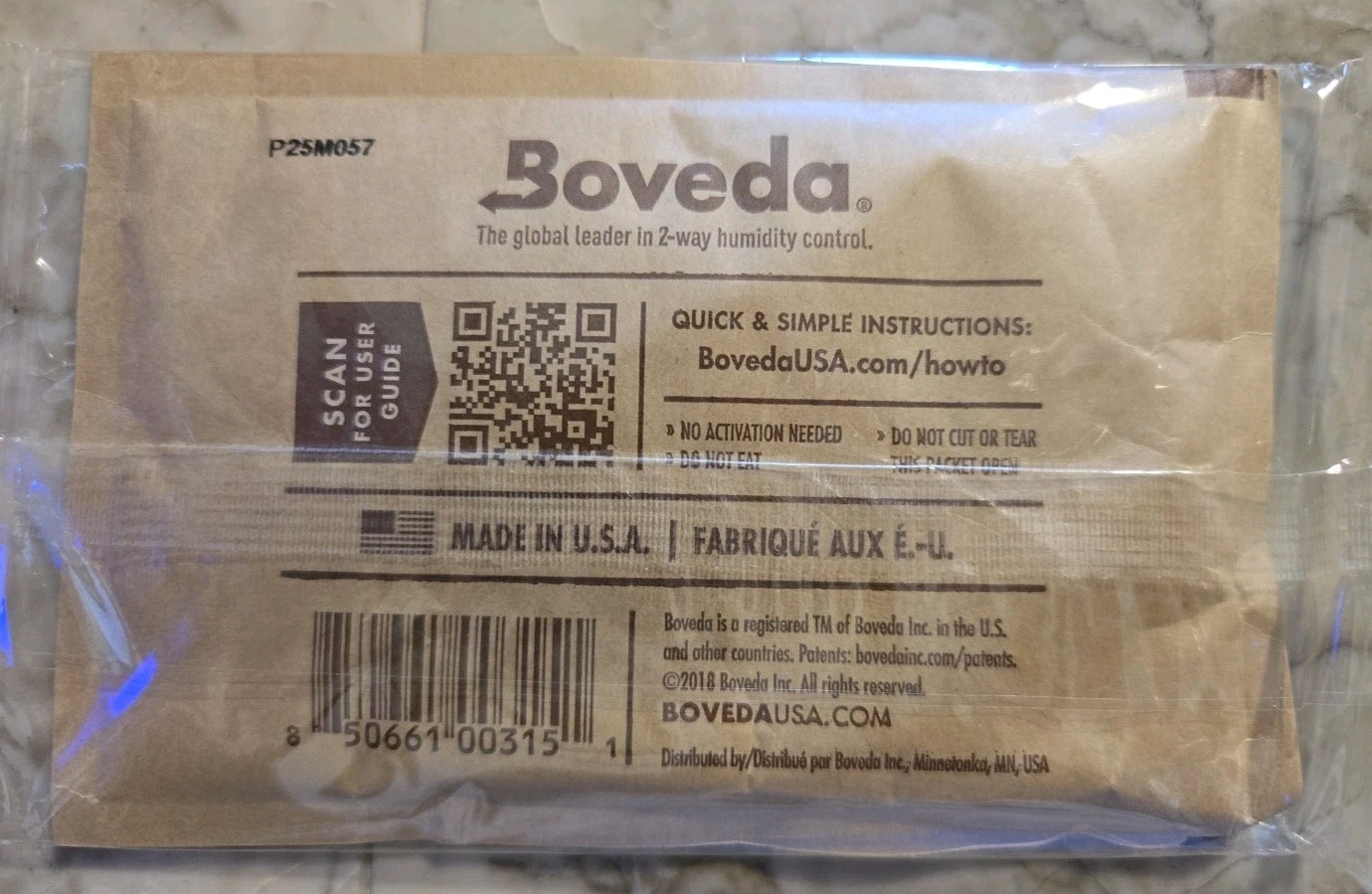 Boveda 72% RH 2-Way Humidity Control - Size 60 Grams for Every 25 Cigars gallery