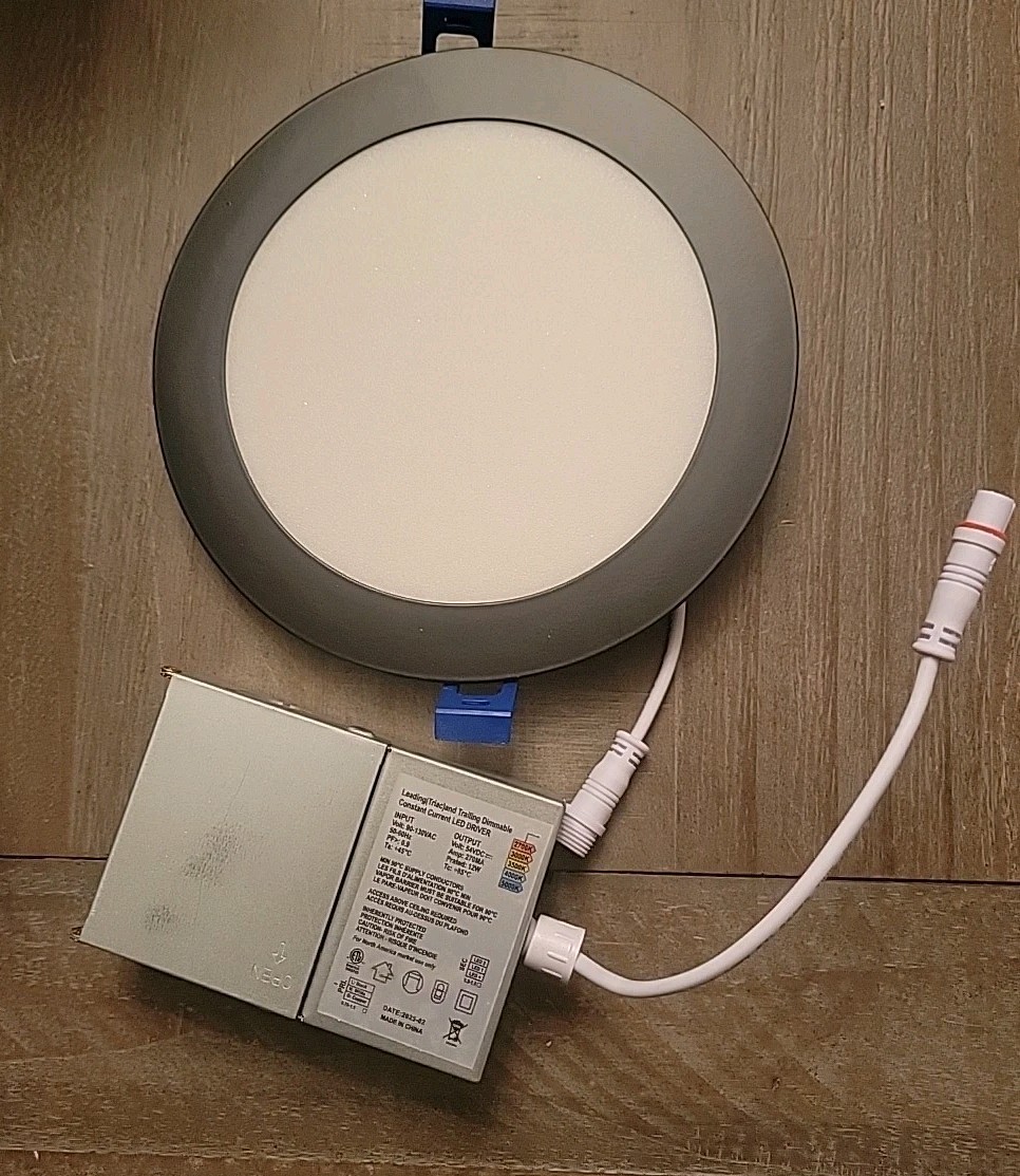 NEW Zouzai 24 Pack 6” Slim Panel Recessed LED Light 12W 1080LM gallery
