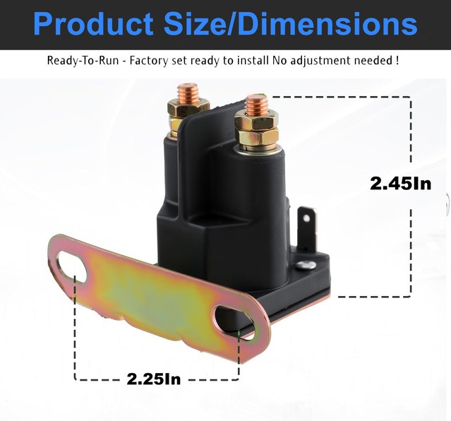 Starter Solenoid for Cub Cadet 13VR91AT209 13AK11BK010 14AK13BK009 Tractor gallery