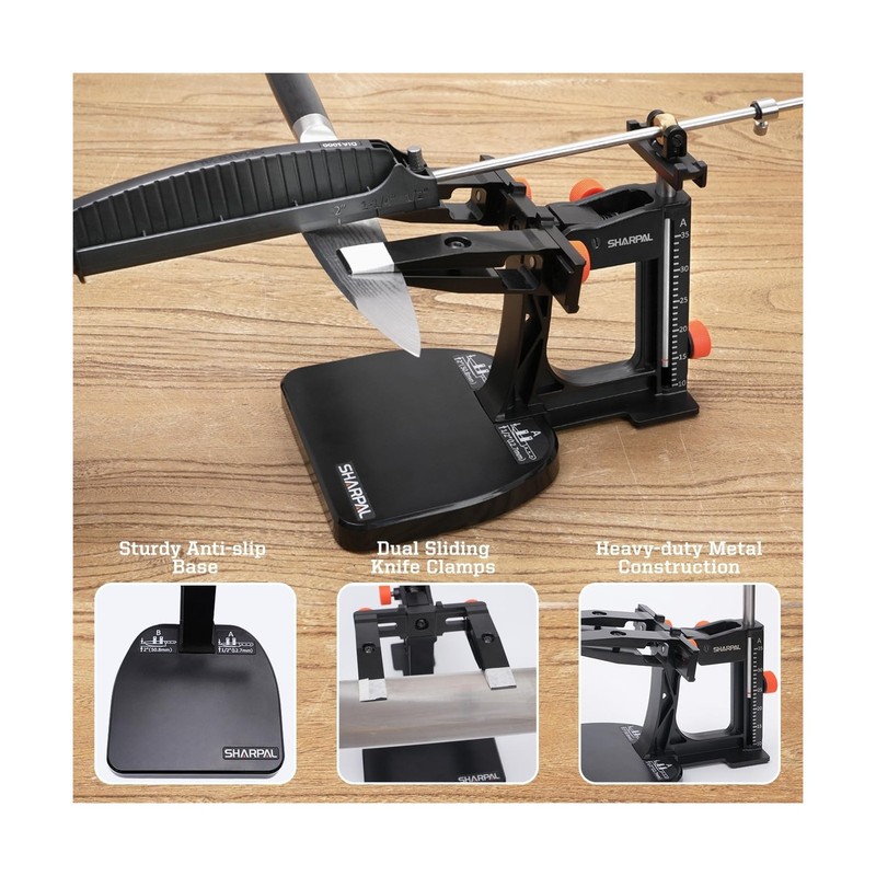 SHARPAL 202H Precision Knife Sharpening System–Adjustable Angle... FAST US gallery