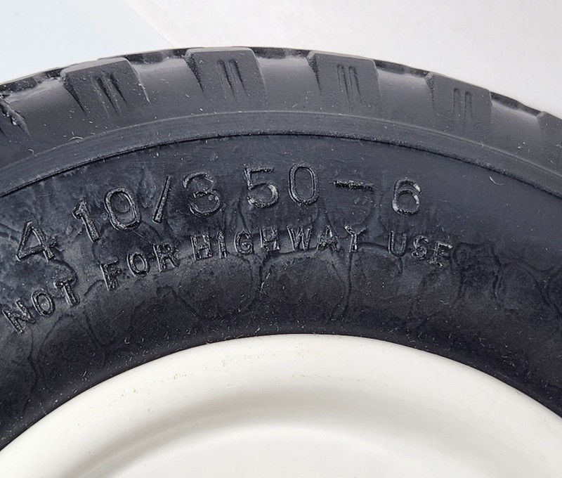 12-Inch Flat Free Solid Polyurethane Tire for Trailers & Carts gallery