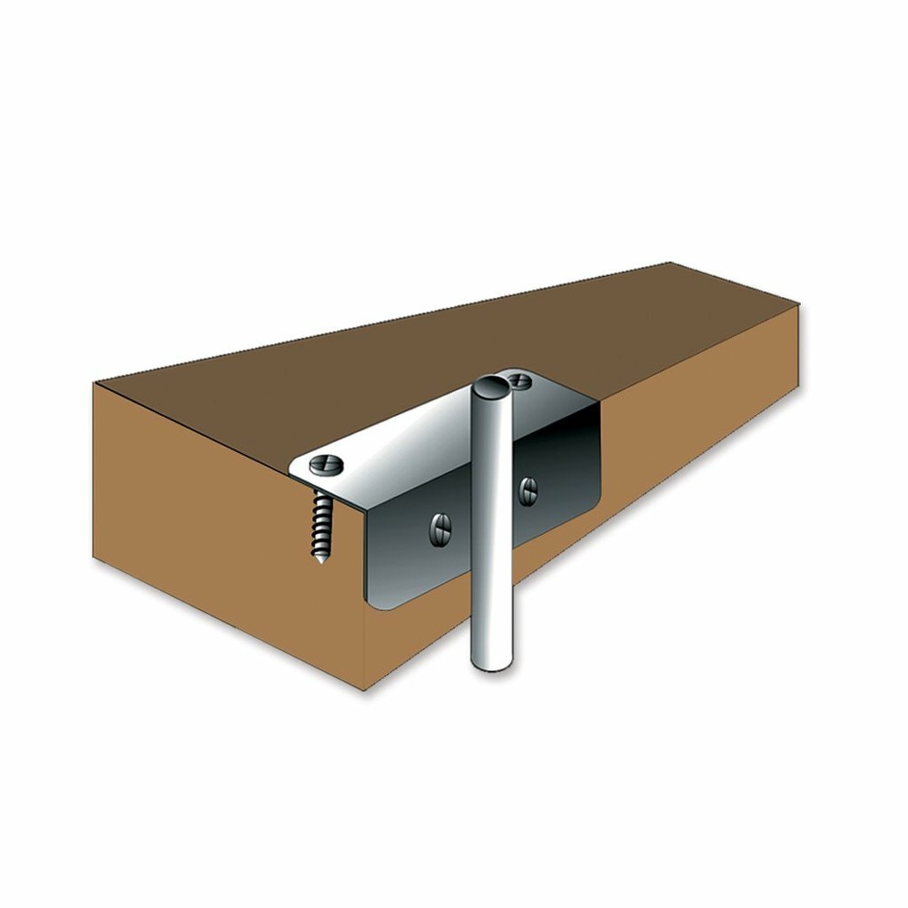 DECK MOUNT for 6MM Diameter Pole Size-Fits Petite Wind Spinners by Premier Kites