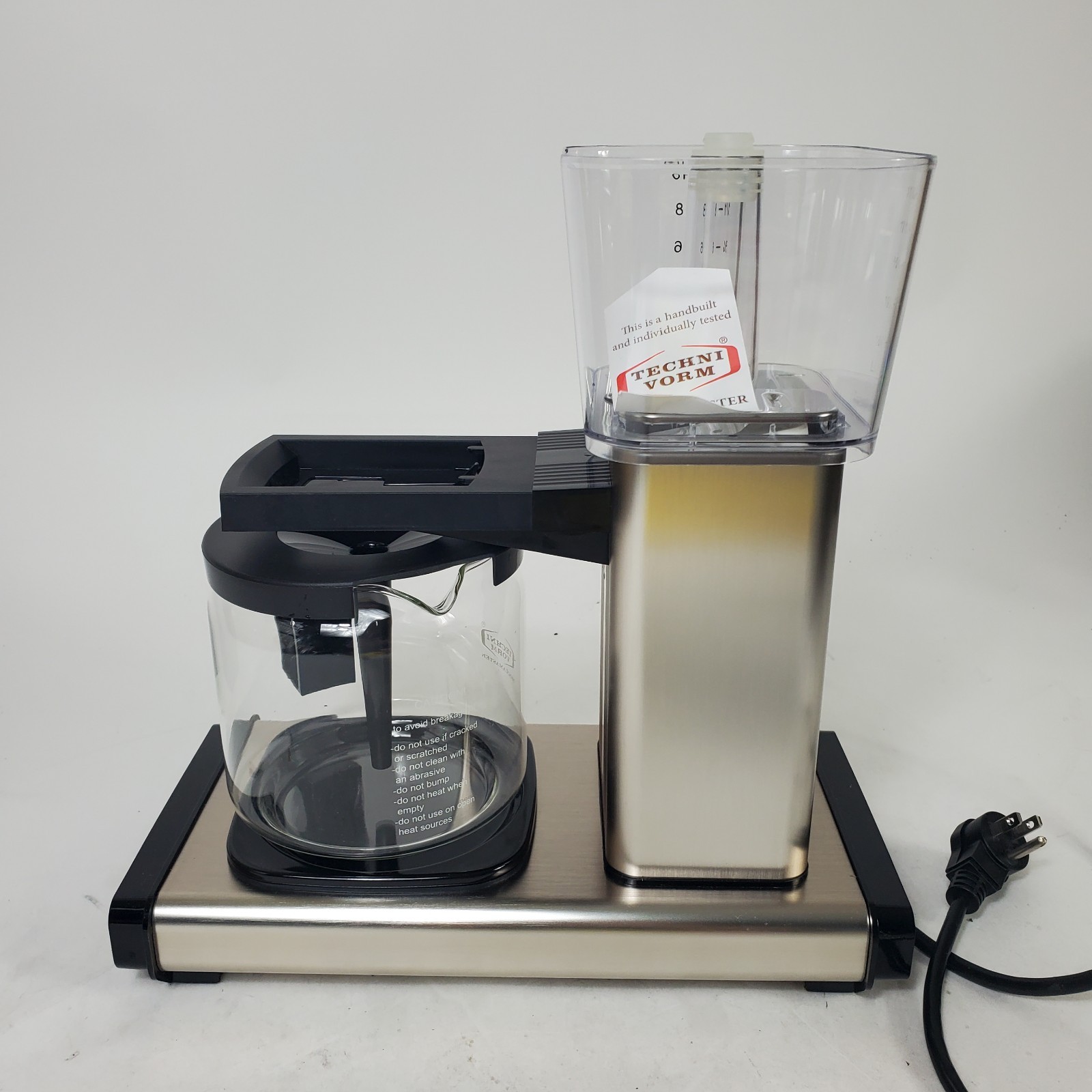 Technivorm MOCCAMASTER KBGV Coffee Maker Machine Brushed Silver 53940 gallery