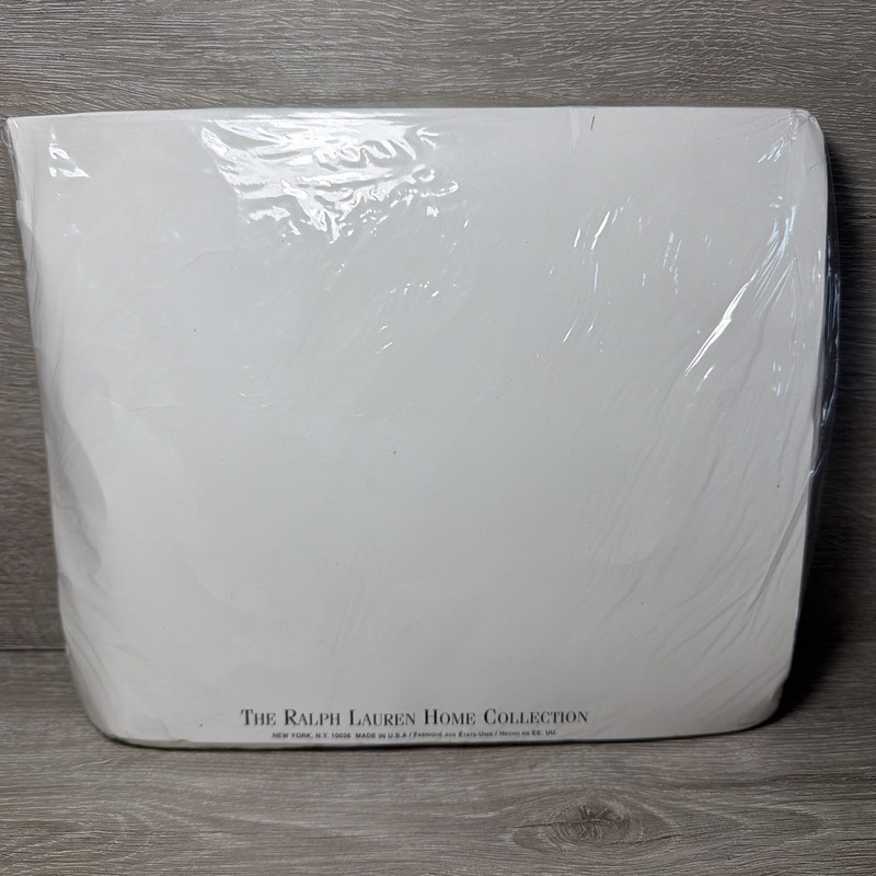 Ralph Lauren Queen Flat Irregular Sheet 100% Cotton 200 TC No Iron USA Made gallery