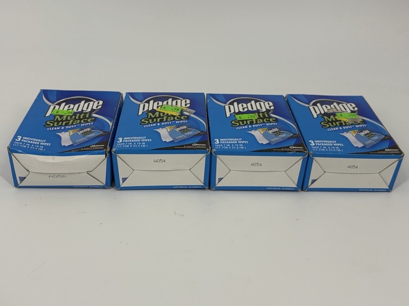 Pledge Multi Surface Clean Dust Wipes Lot of 4 Boxes 12 Total Discontinued gallery