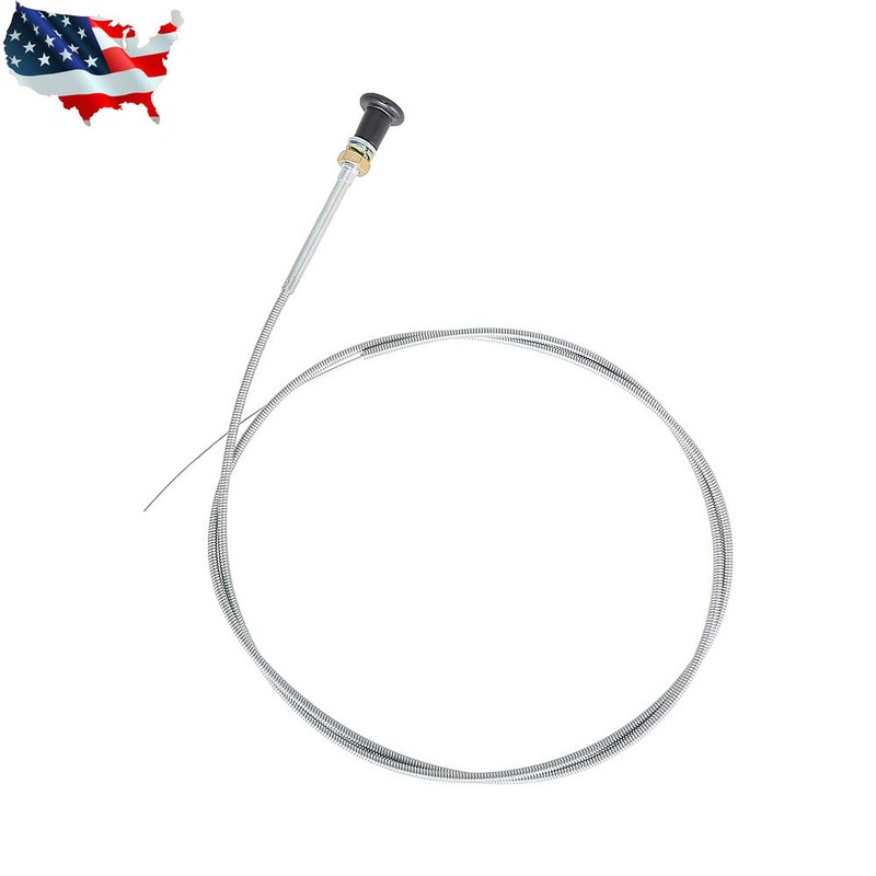 237 Universal Push Pull Choke Cable 63" Inner 60" Conduit 2 3/4" travel gallery