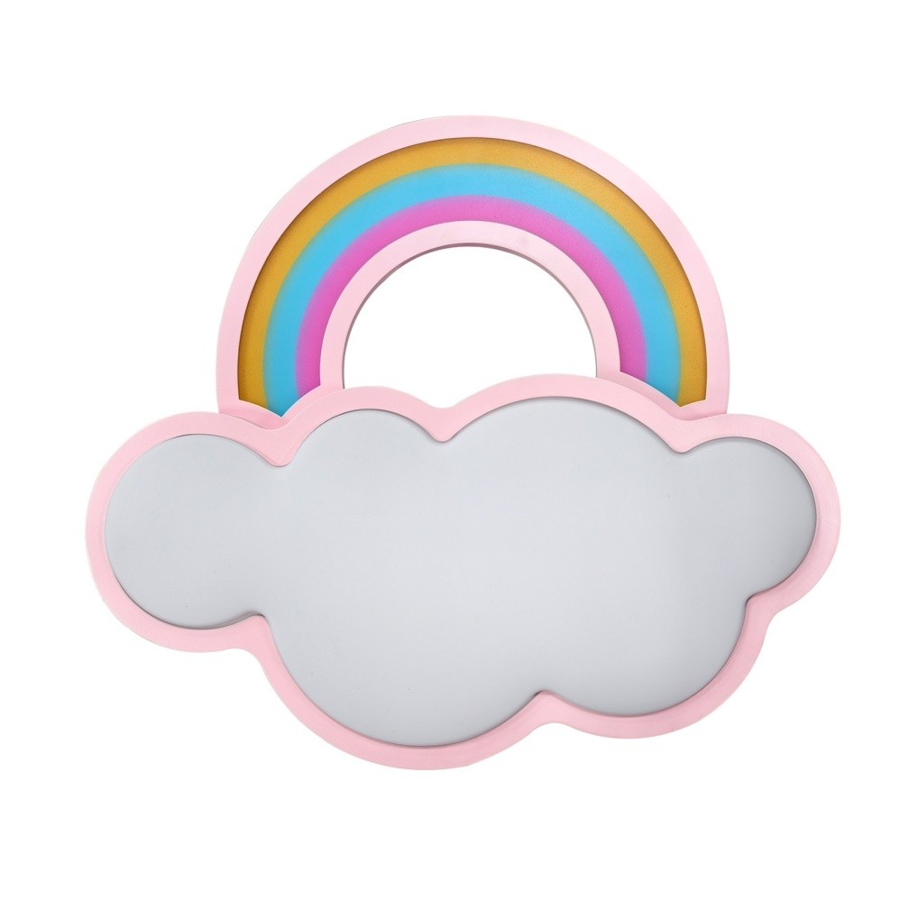 Kids Room Ceiling Lamp Cartoon Flush Mount Ceiling Light 2700K-6500K Pink / Blue gallery