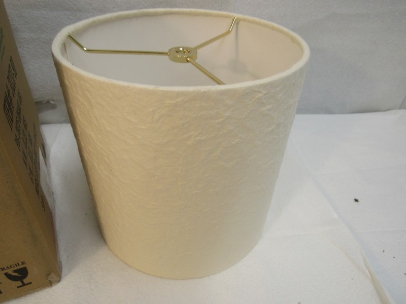 Aspen Creative Spider Lamp Shade Tan 8" x 8" x 8" 31237 gallery
