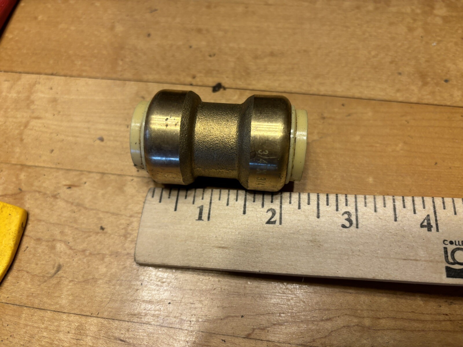 Sharkbite 3/4 in x 3/4 in. Push-to-Connect Brass Coupling Fitting, UO16LFA gallery