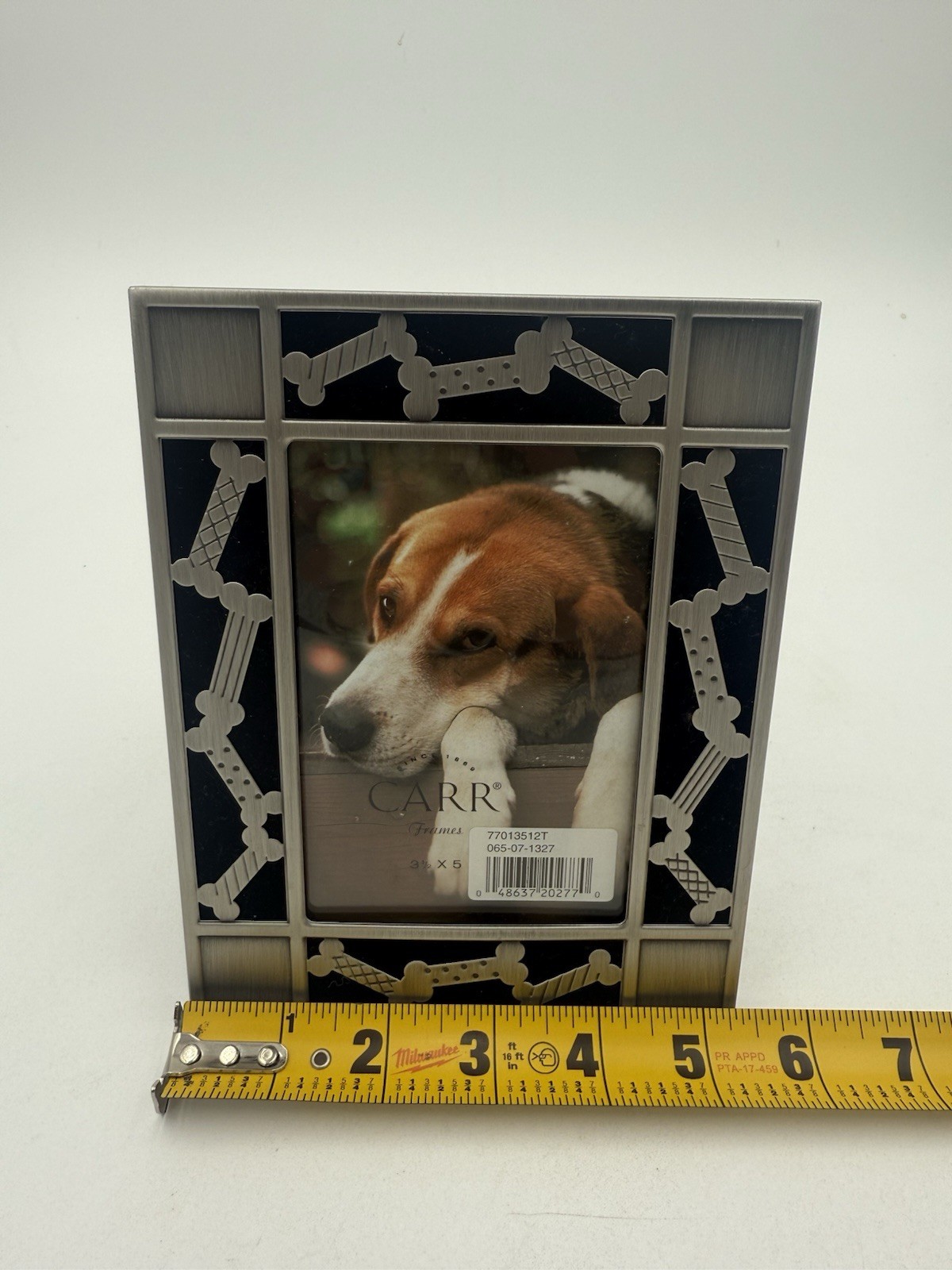 Puppy Dog Bone Photo Frame Portrait Or Landscape - Carr Accents 3.5x5 - NEW! gallery