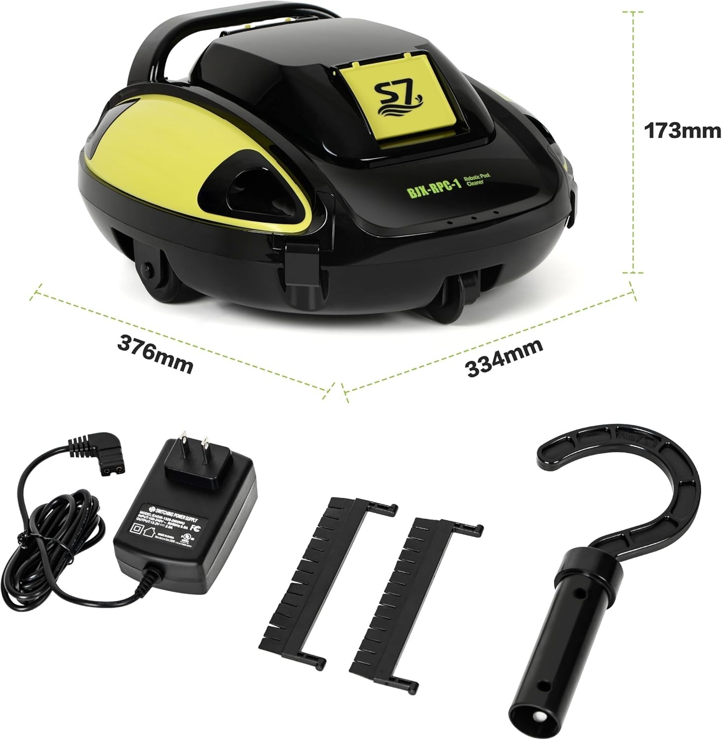 S7 Cordless Robotic Pool Cleaner 150 Mins Runtime IPX8 Waterproof 2200 Sq Ft gallery