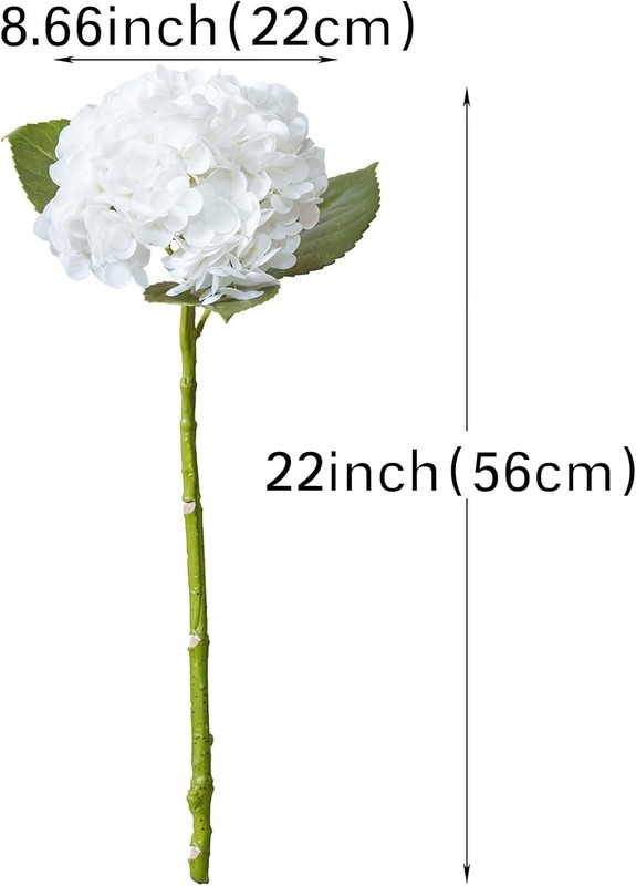 Durable Faux Hydrangea Bouquets - Perfect for Weddings & Home Decor (4 Pack) gallery