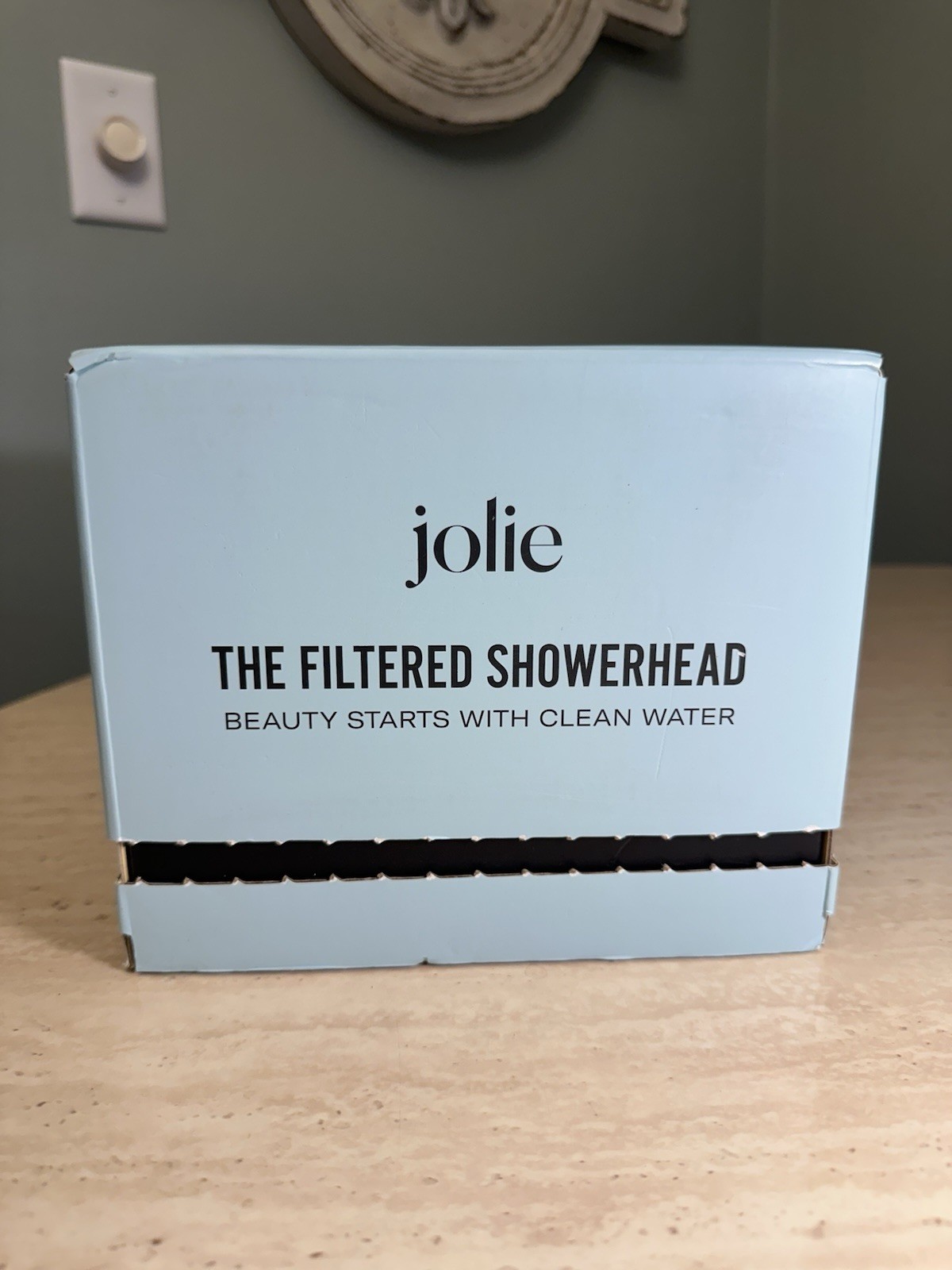 Jolie Filtered Shower Head – Purifying Shower Head With Filter- Jet Black gallery