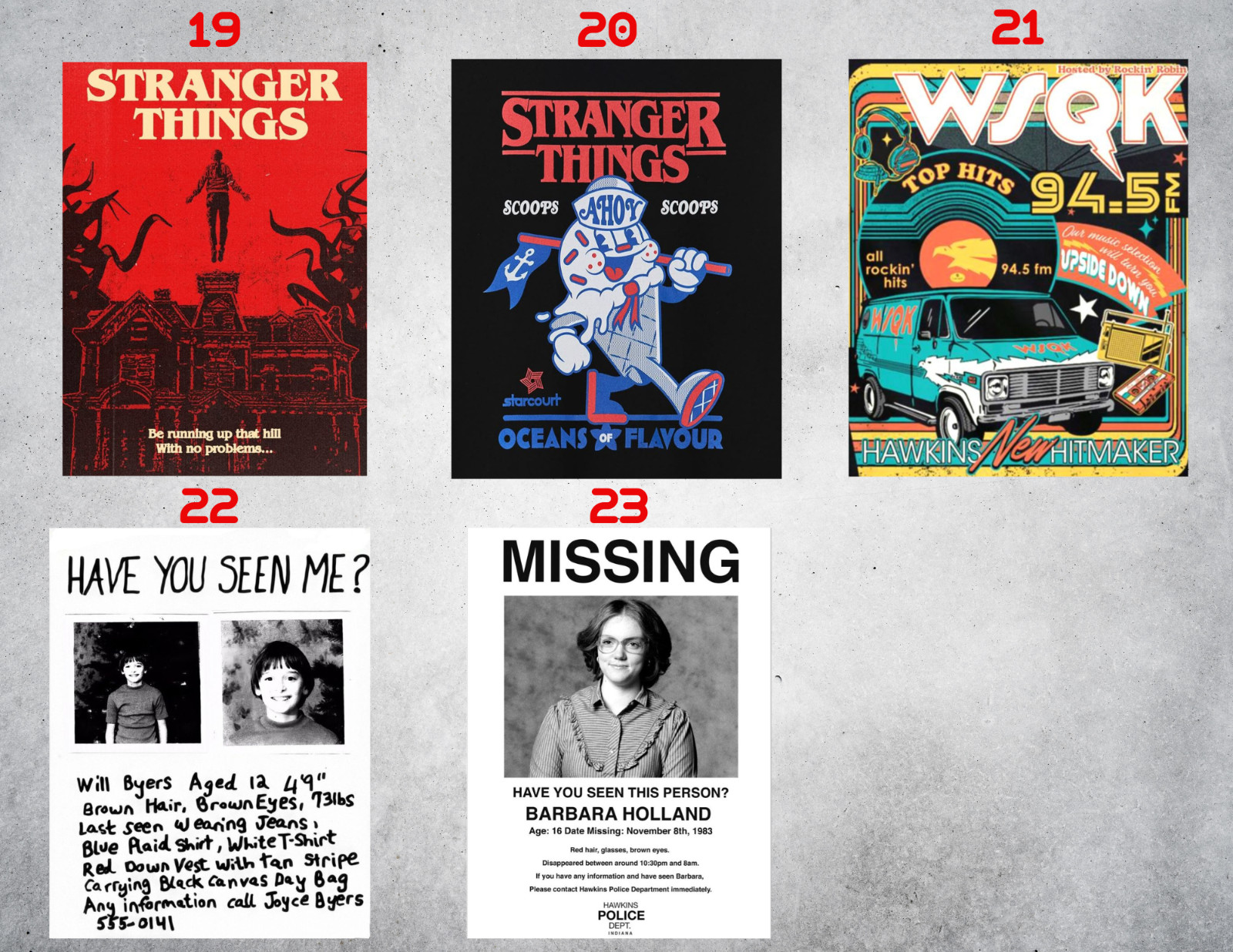 Stranger Things Wall Collage Poster Prints gallery