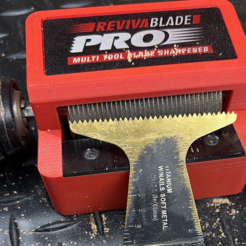 REVIVABLADE® Pro Multi-Tool Blade Sharpener – Cordless Drill Powered gallery