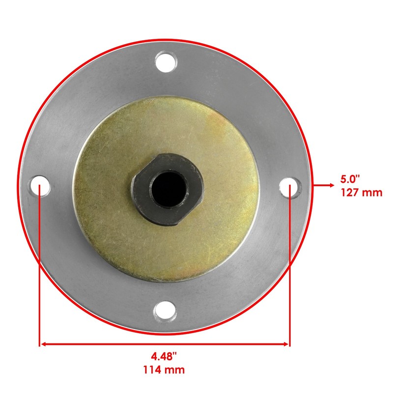 Celox 539104420 539107408 Spindle & Pulley for Husqvarna BZ6127 BZ7234 BZE7234 gallery