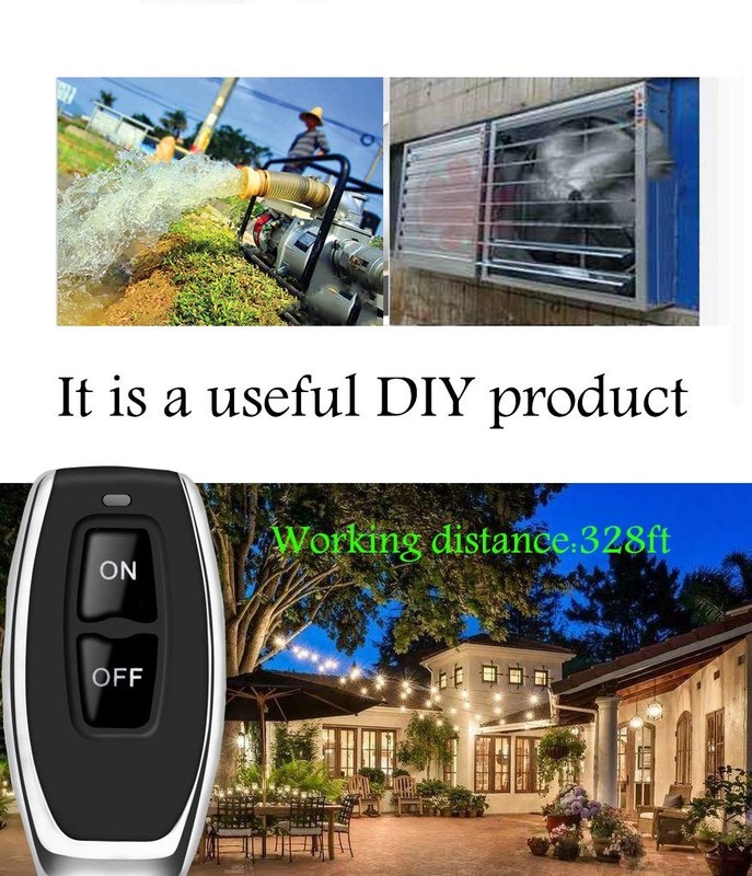 12volts Remote Control Switch, DC 12V/24V/Long Range Wireless Remote Switch w... gallery