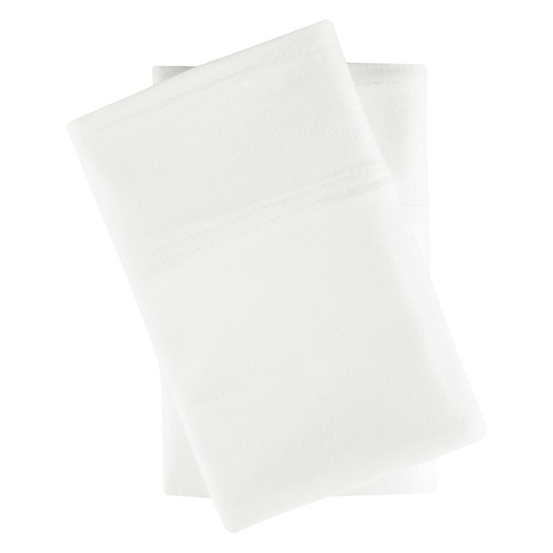 Extra Soft Jersey Pillowcase Set, King, Arctic White, 2 Pieces gallery